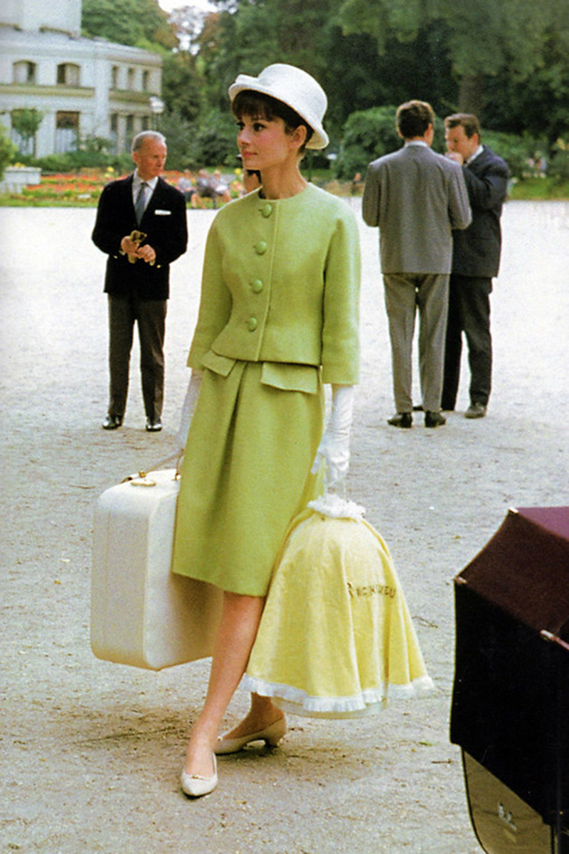 Audrey Hepburn in a Givenchy suit